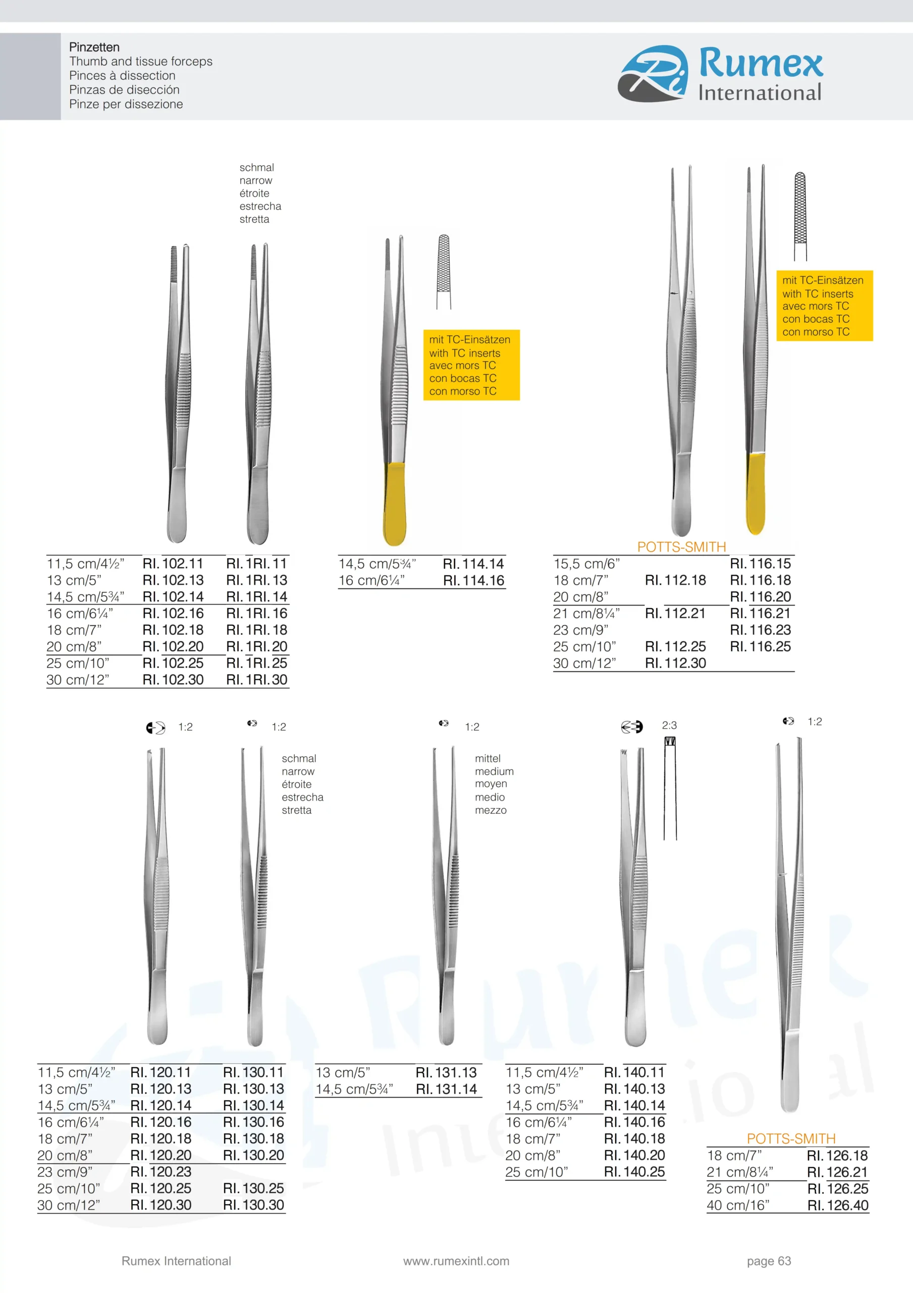 5- rumex international thumb and tissue forceps (2)